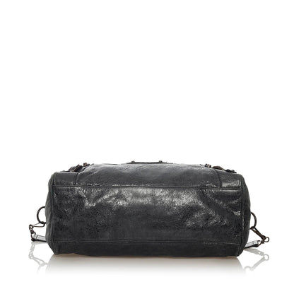 Balenciaga Motocross Classic Twiggy Leather Satchel (SHG-29211)