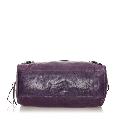 Balenciaga Motocross Classic Twiggy Leather Satchel (SHG-32992)