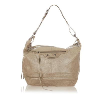 Balenciaga Motocross Courier Leather Shoulder Bag (SHG-26687)