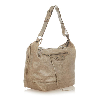 Balenciaga Motocross Courier Leather Shoulder Bag (SHG-26687)