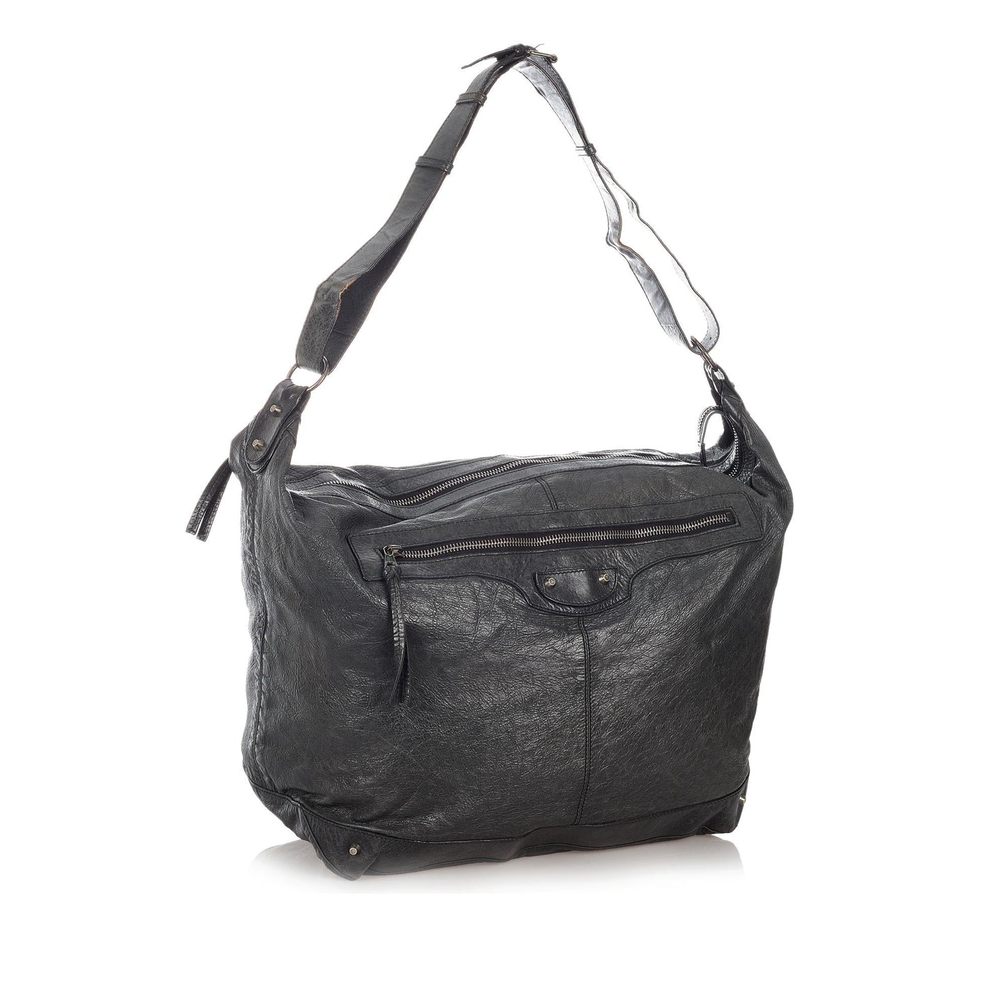 Balenciaga Motocross Day Leather Shoulder Bag (SHG-26859)