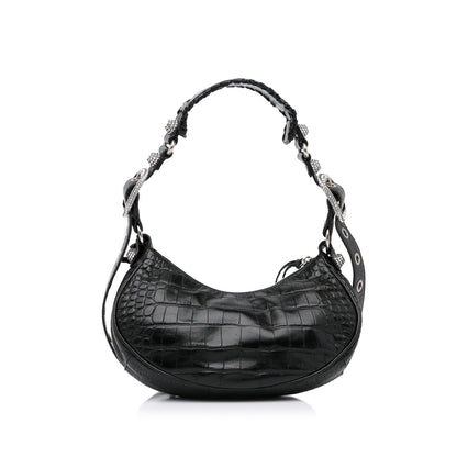 Balenciaga Motocross Embossed Le Cagole with Rhinestones XS (SHG-eejRhq)