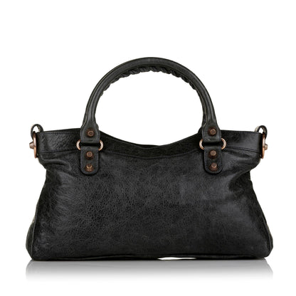 Balenciaga Motocross First Giant 12 Leather Satchel (SHG-33154)