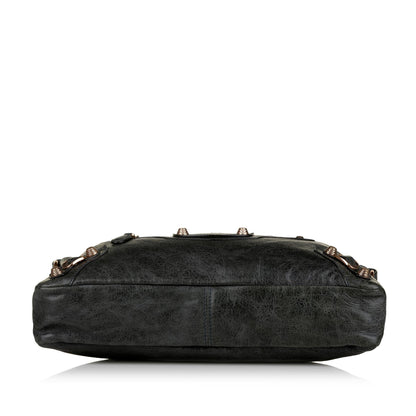 Balenciaga Motocross First Giant 12 Leather Satchel (SHG-33154)