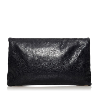 Balenciaga Motocross Giant 12 Envelope Leather Clutch Bag (SHG-32526)