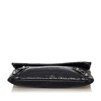 Balenciaga Motocross Giant 12 Envelope Leather Clutch Bag (SHG-32526)
