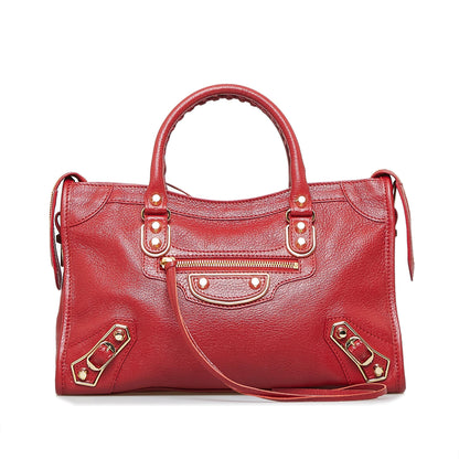 Balenciaga Motocross Metallic Edge City S Bag (SHG-5L4qEF)