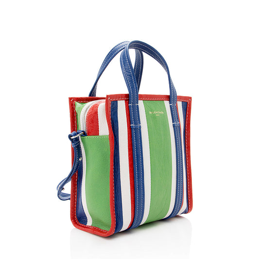 Balenciaga Multicolor Agneau Bazar XS Shopper Tote (SHF-17807)