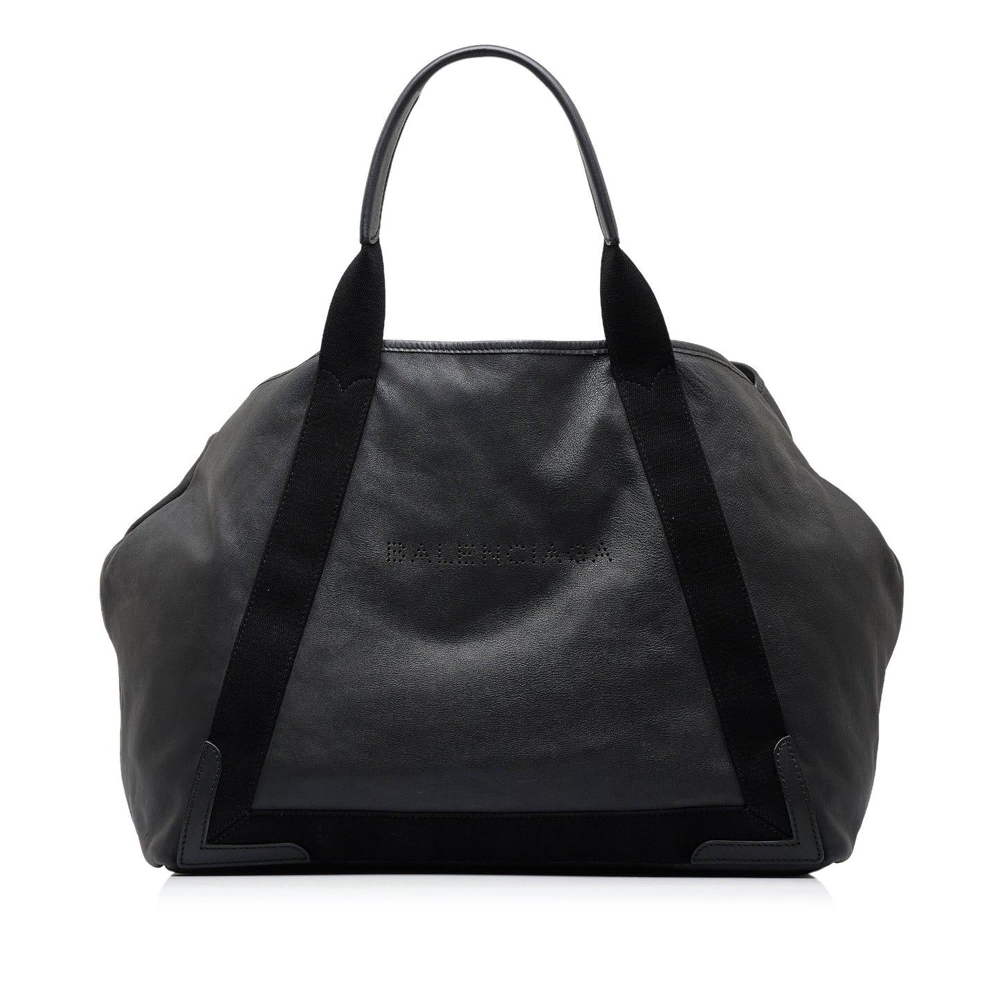 Balenciaga Navy Cabas M Tote Bag (SHG-GfX0gC)