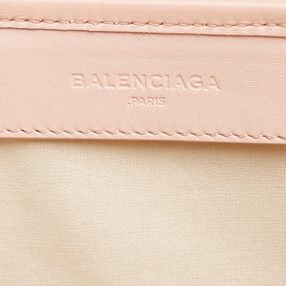 Balenciaga Navy Cabas S Canvas Tote Bag (SHG-27791)