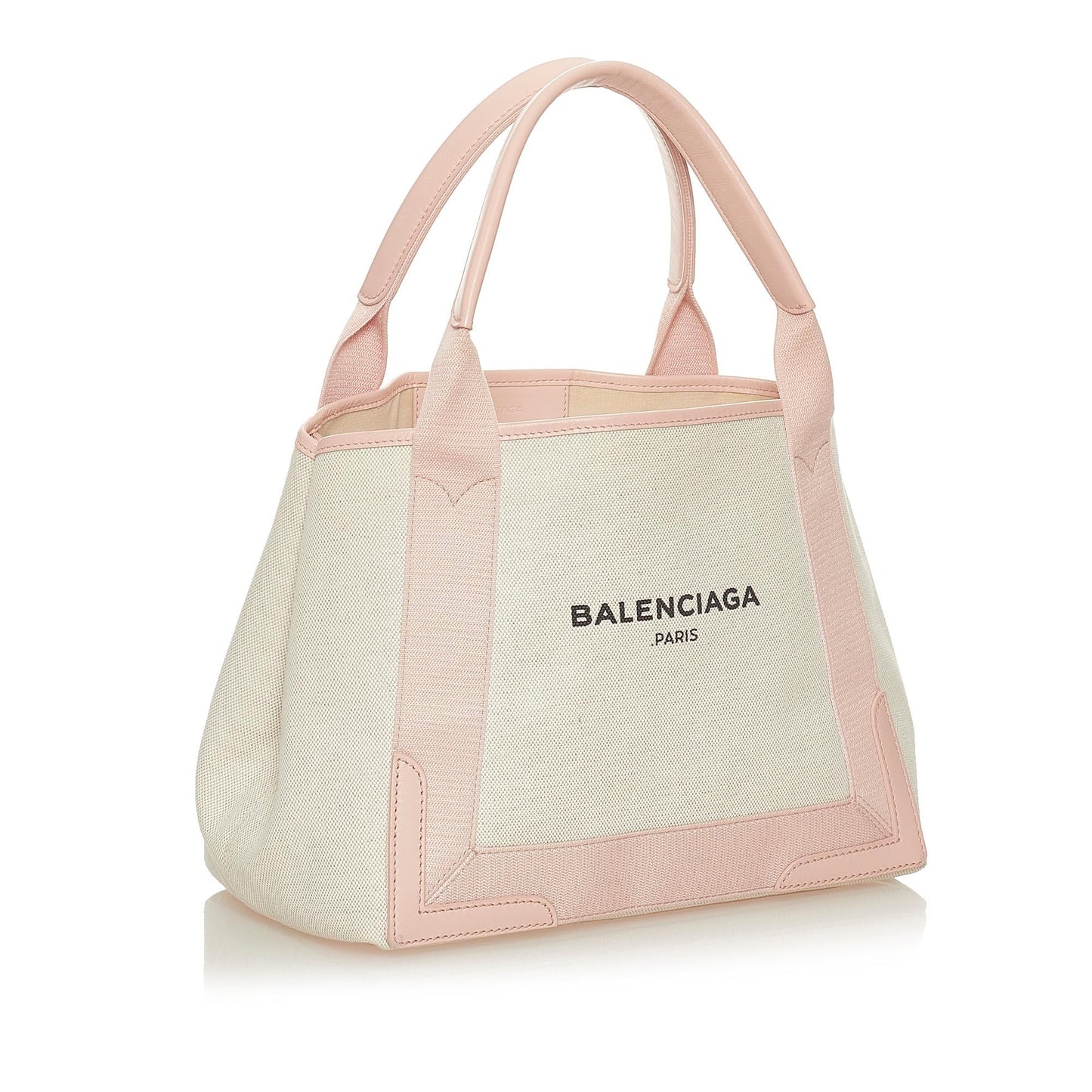 Balenciaga Navy Cabas S Canvas Tote Bag (SHG-27791)