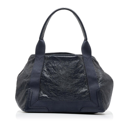 Balenciaga Navy Cabas S Tote (SHG-LSMOX8)