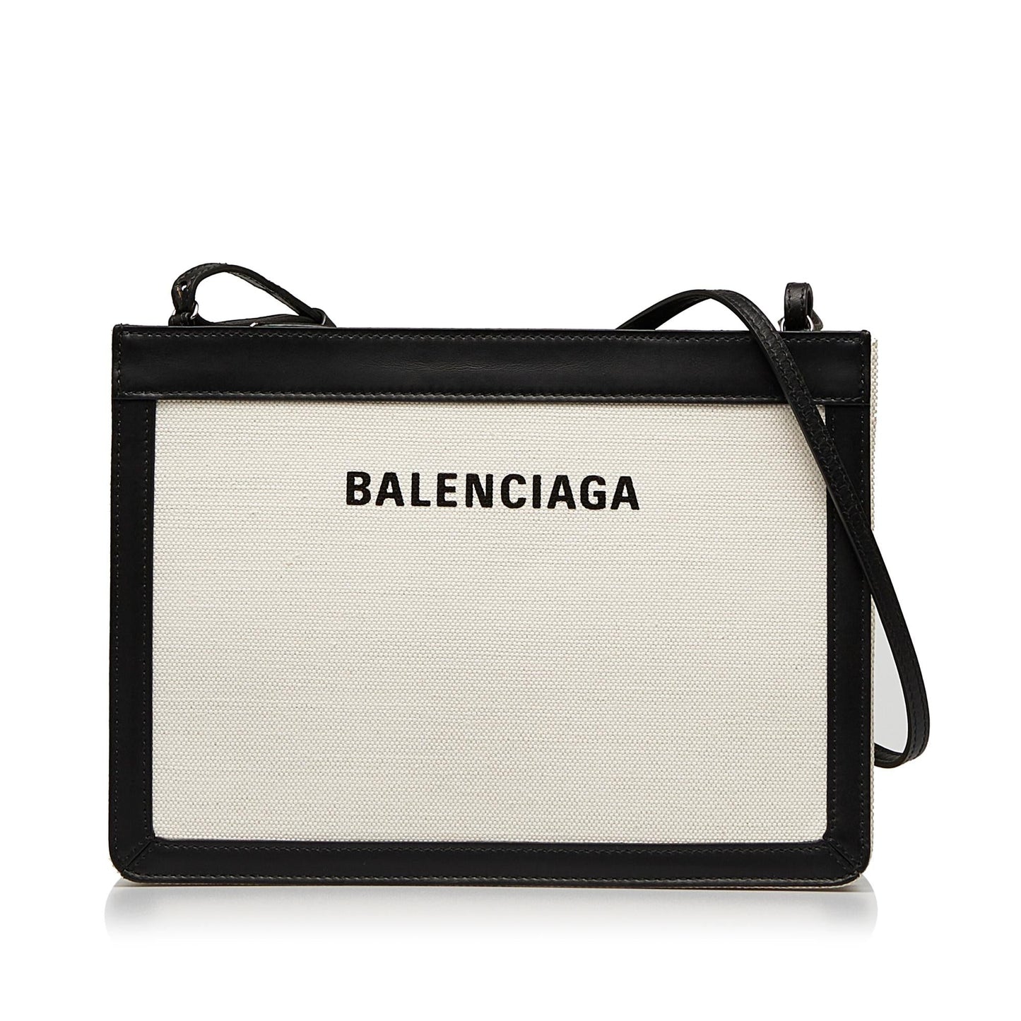 Balenciaga Navy Pochette M Crossbody (SHG-vvllwg)