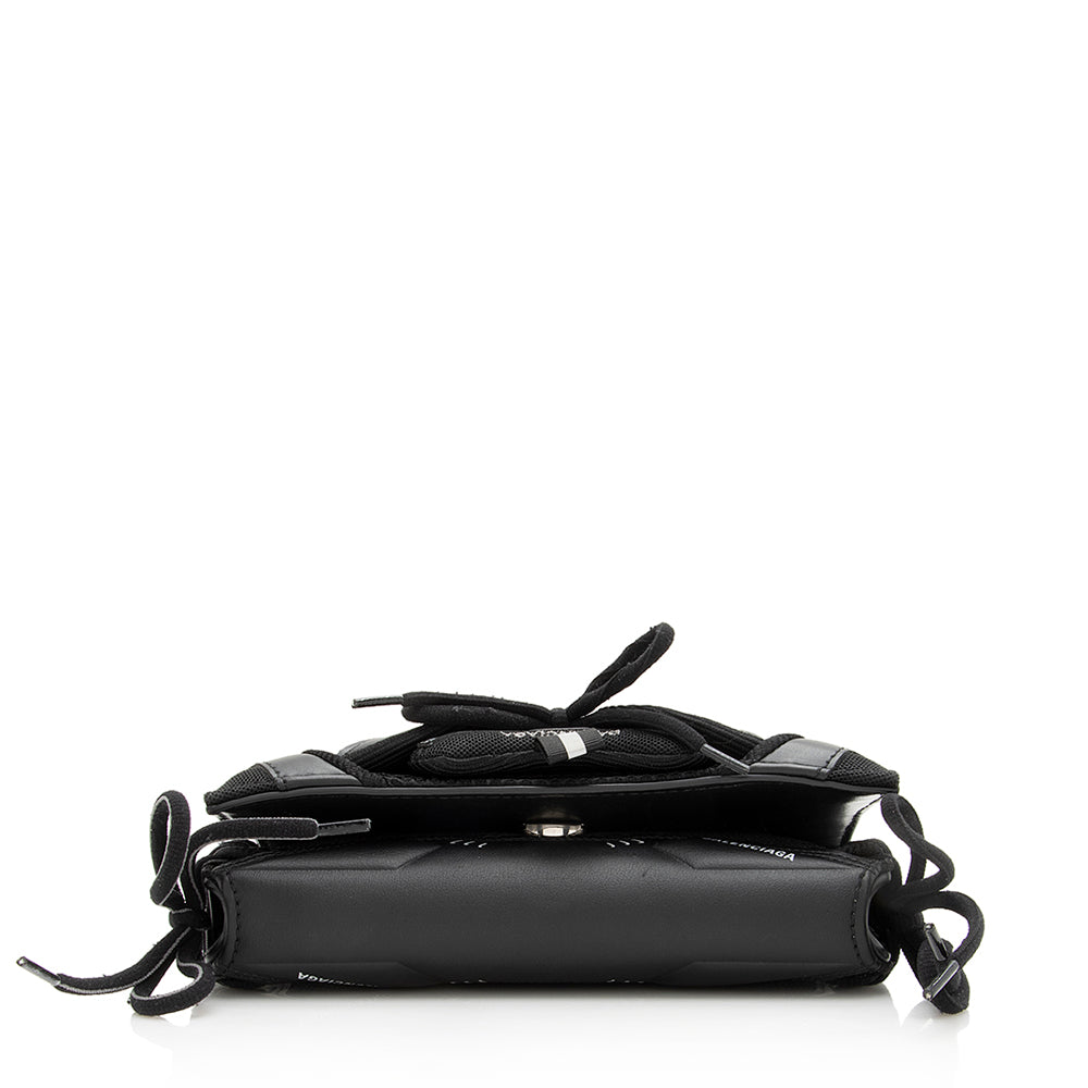 Balenciaga Nylon SneakerHead Phone Holder Crossbody Bag (SHF-22934)