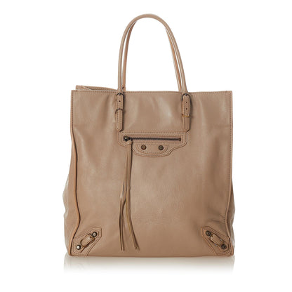 Balenciaga Papier A5 Leather Tote Bag (SHG-24079)