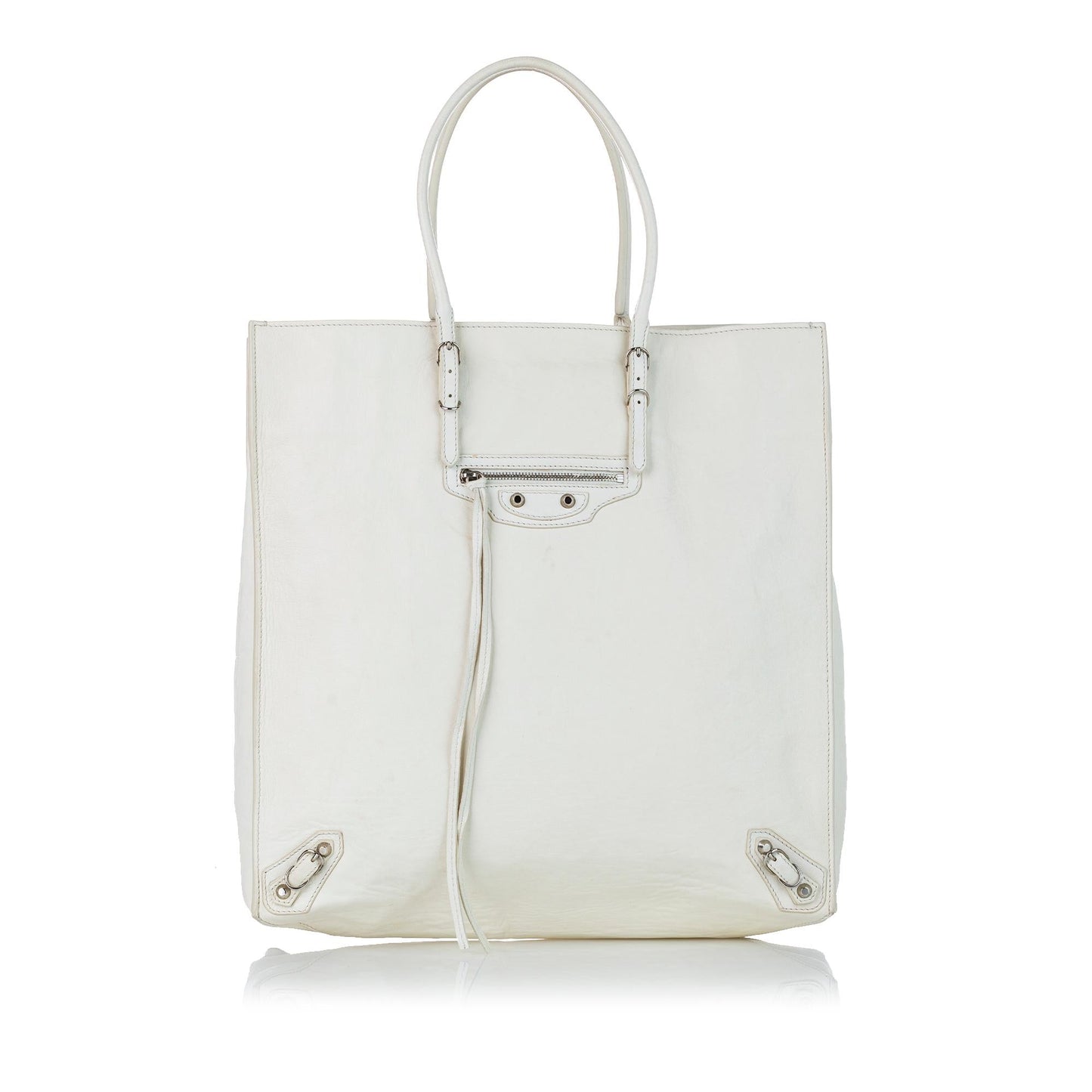 Balenciaga Papier A5 Leather Tote Bag (SHG-26681)