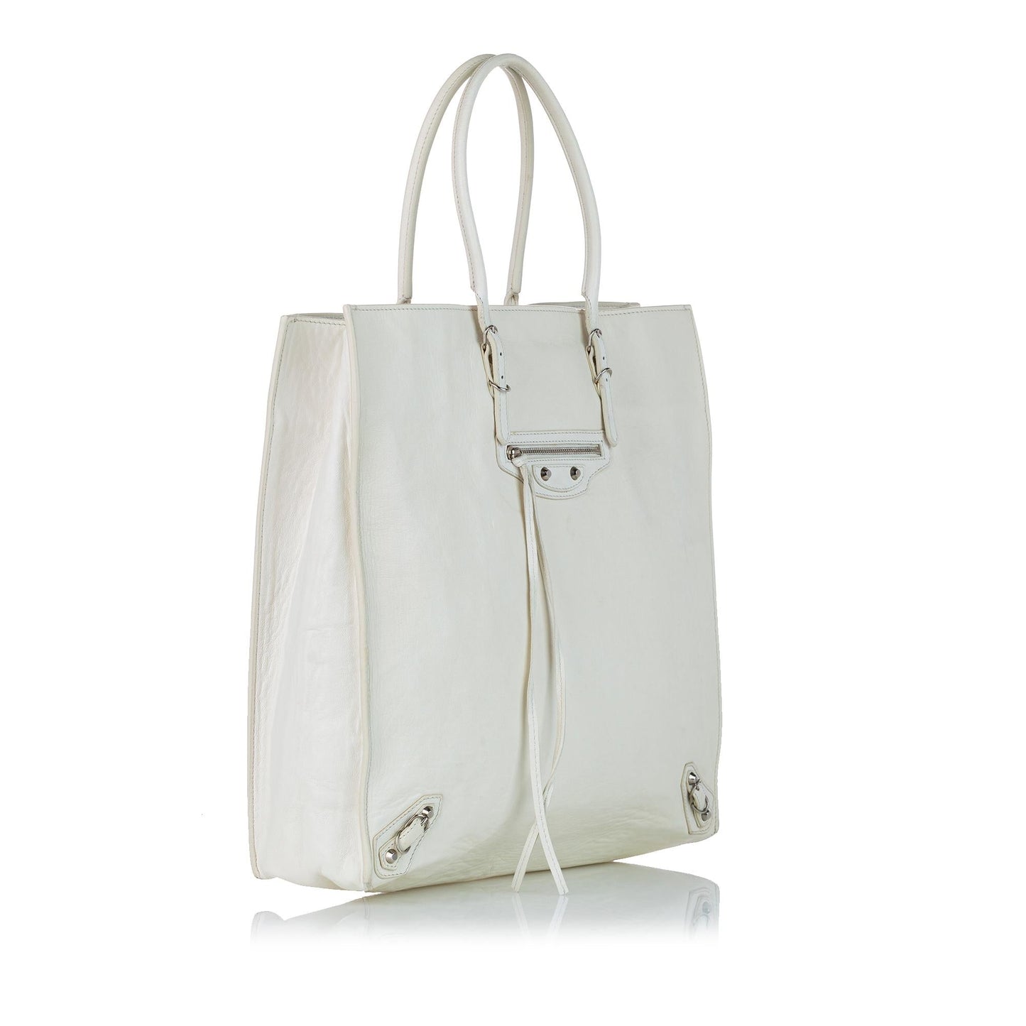 Balenciaga Papier A5 Leather Tote Bag (SHG-26681)