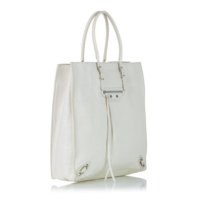 Balenciaga Papier A5 Leather Tote Bag (SHG-26681)