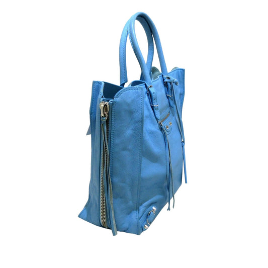 Balenciaga Papier A5 Leather Tote Bag (SHG-jrm6nk)