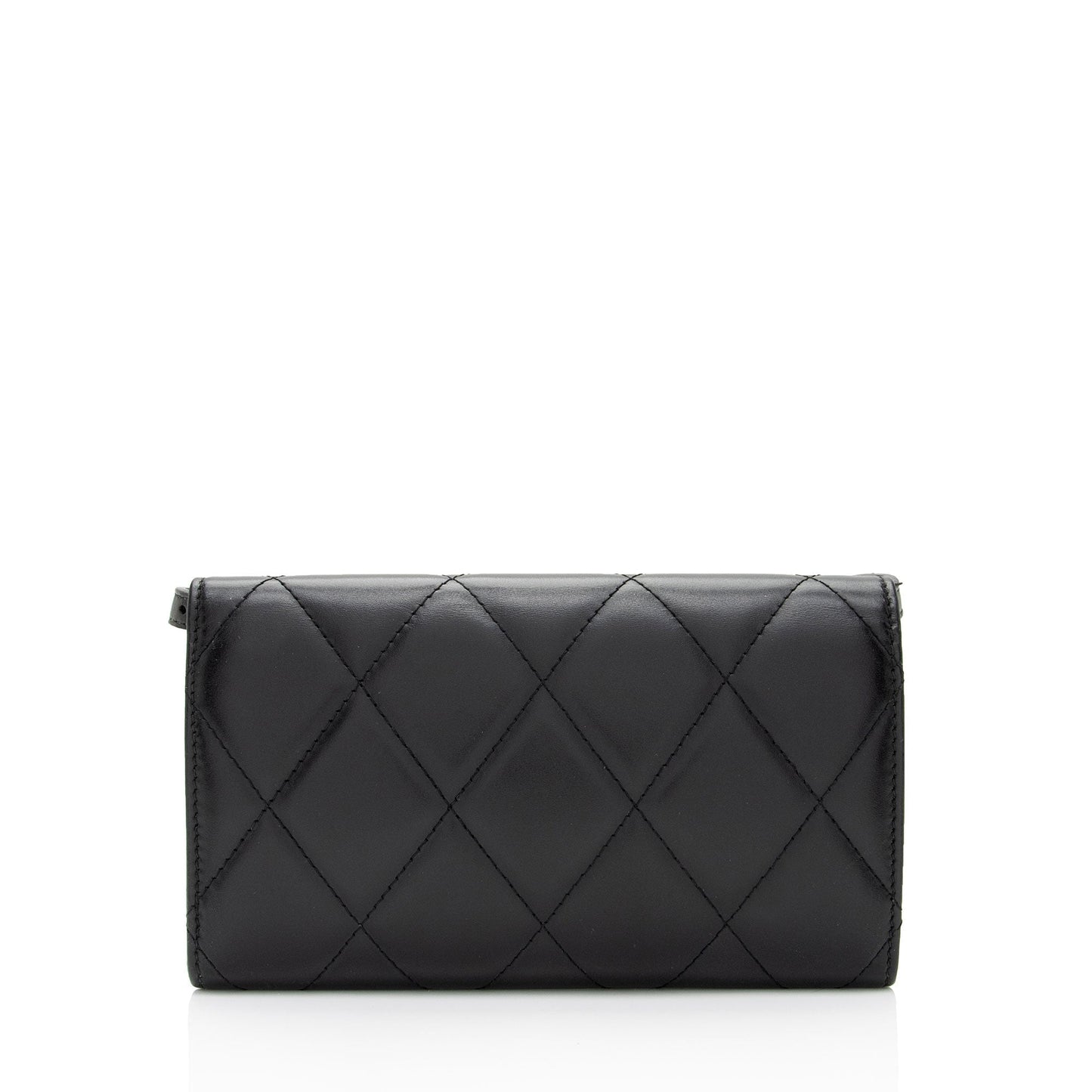 Balenciaga Quilted Calfskin B Phone Holder Crossbody Bag (SHF-wF8OTg)