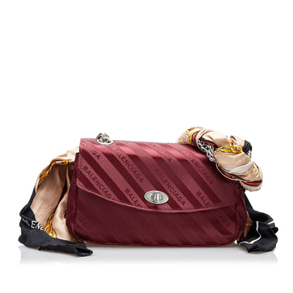 Balenciaga Satin Lock Round S (SHG-37476)