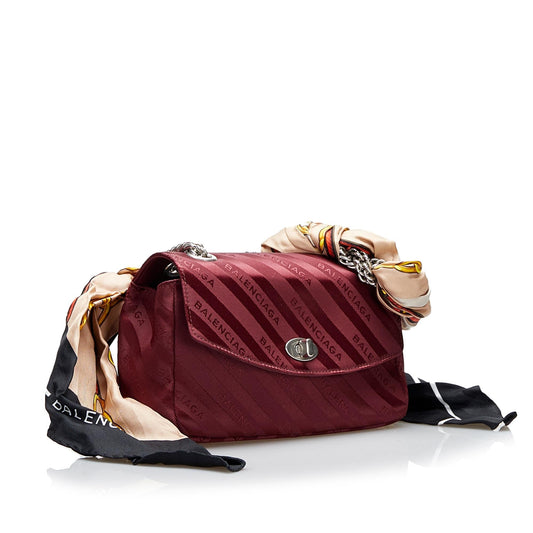 Balenciaga Satin Lock Round S (SHG-37476)