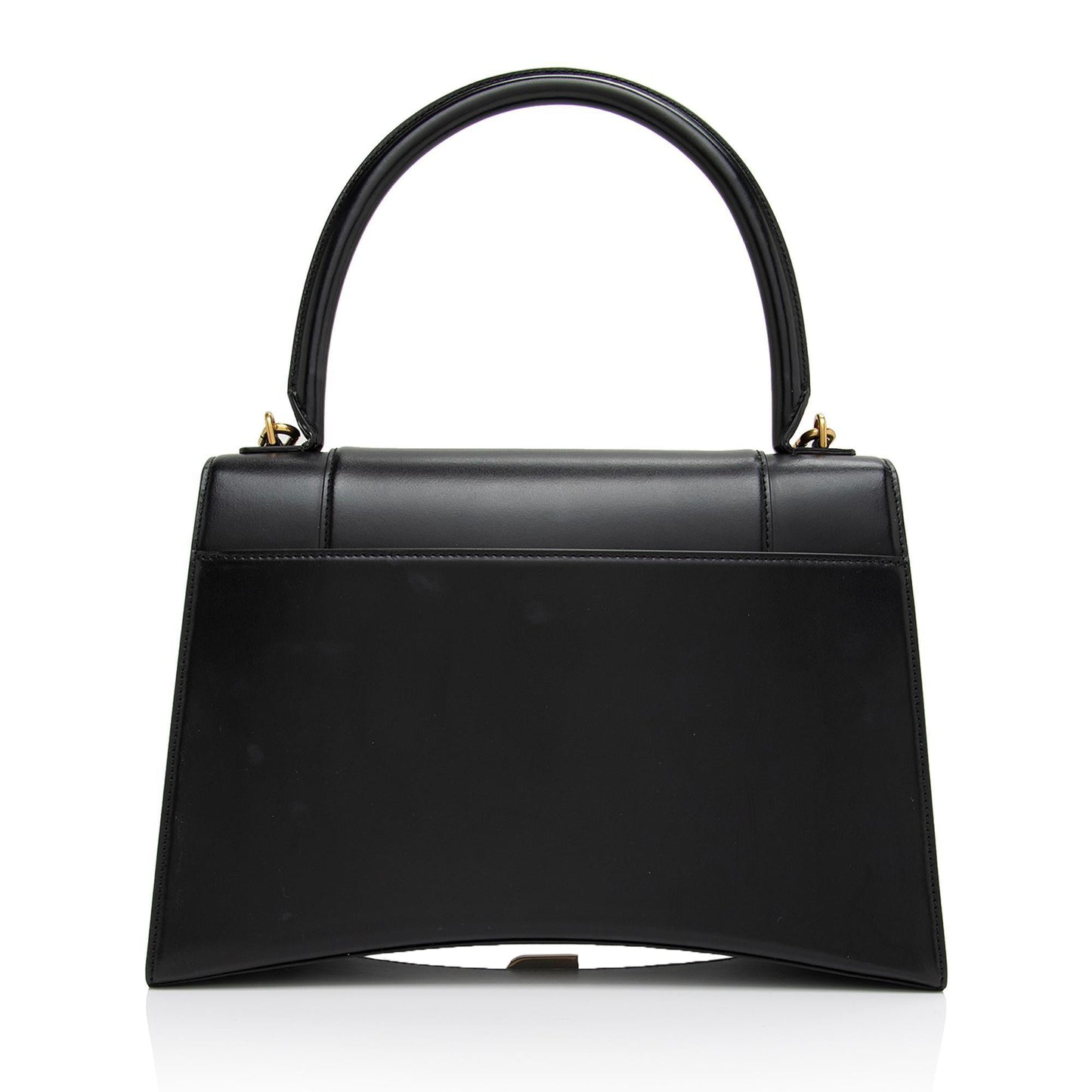 Balenciaga Shiny Calfskin Hourglass Medium Satchel (SHF-T4GYIa)