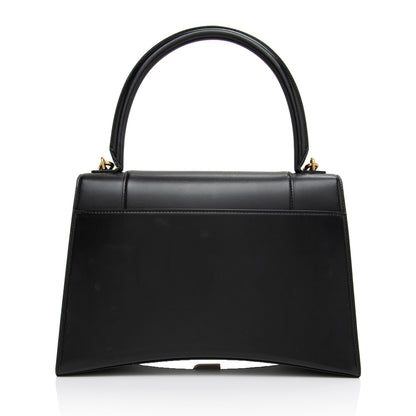 Balenciaga Shiny Calfskin Hourglass Medium Satchel (SHF-T4GYIa)