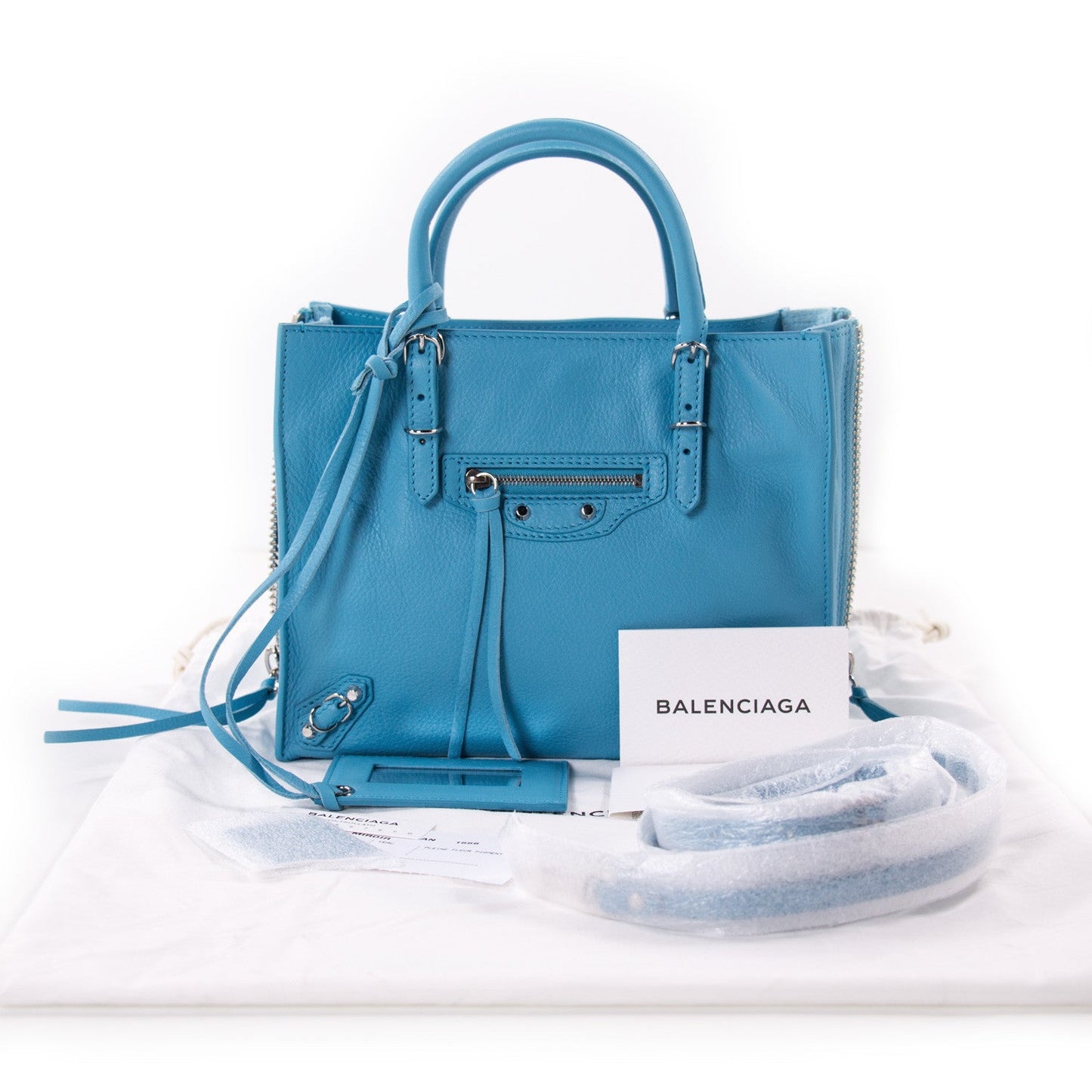 Balenciaga Mini A4 Papier Zip Around