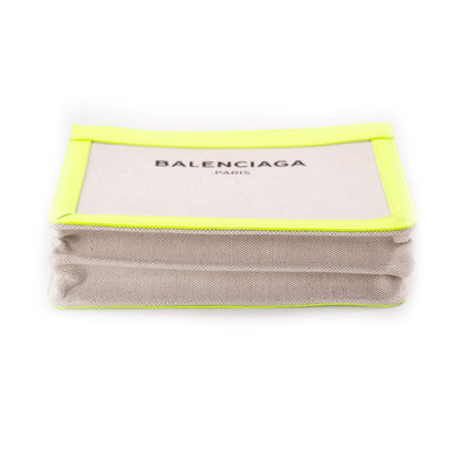 Balenciaga Leather and Canvas Shoulder Bag