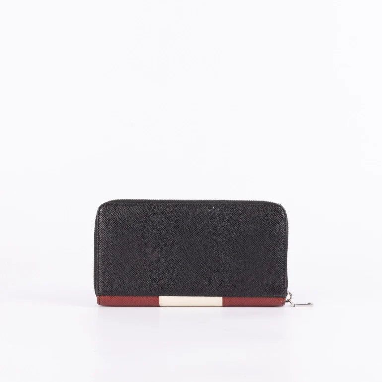 Bally Telen Leather Travel Wallet