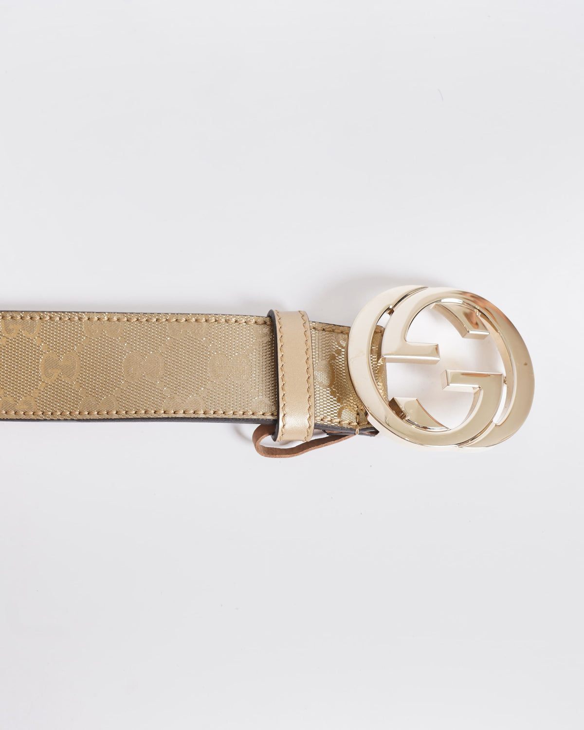 Gucci GG Women's Belt In Golden
