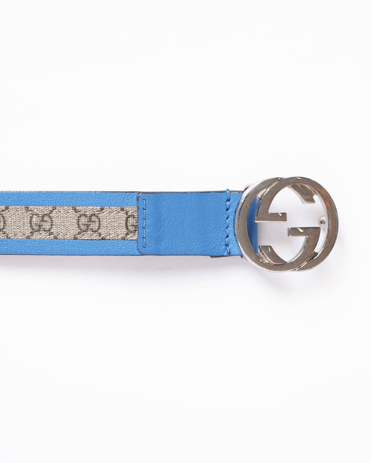 Gucci gg web kids belt