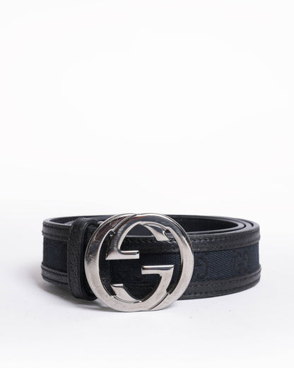 New Gucci Classic Women's Black Belt