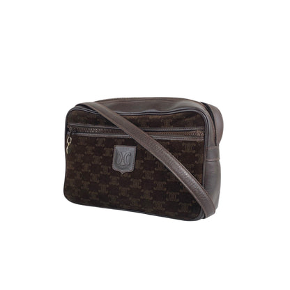 CELINE  Shoulder bag Brown Vintage sckbvj