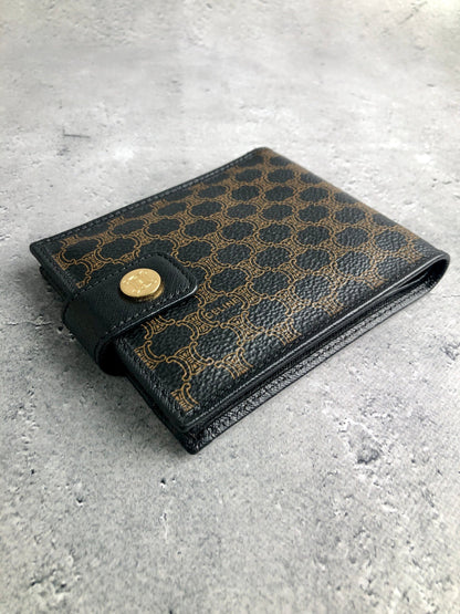 CELINE  Folded Wallet Black Vintage y827bx