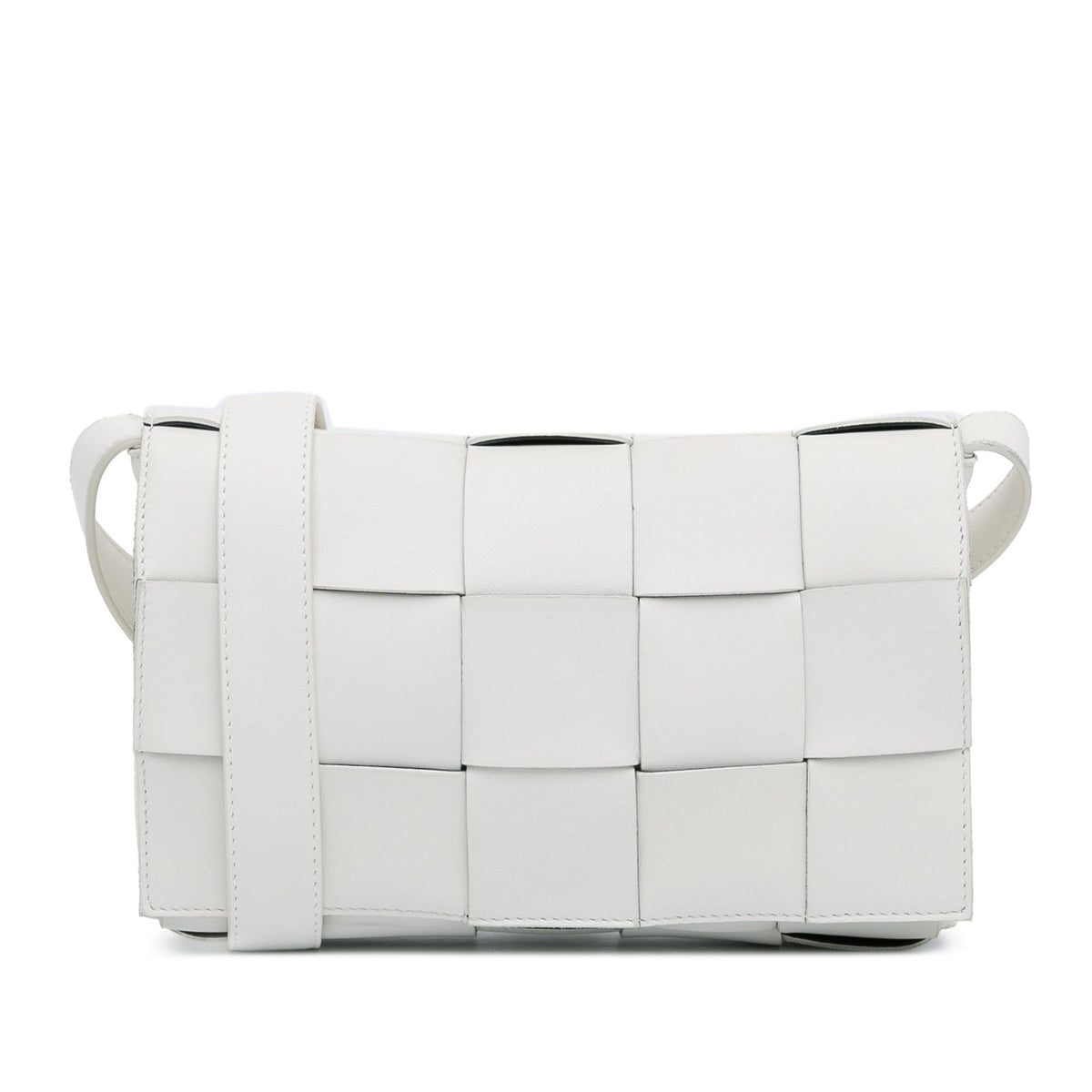 Luxury Bottega Veneta Calfskin Intrecciato Cassette Crossbody (SHG-F2bVdG)