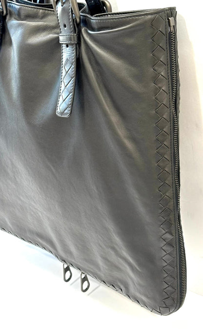 BOTTEGA VENETA INTRECCIATO LEATHER TOTE BAG