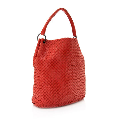 BOTTEGA VENETA INTRECCIATO NAPPA WOVEN PARACHUTE BAG