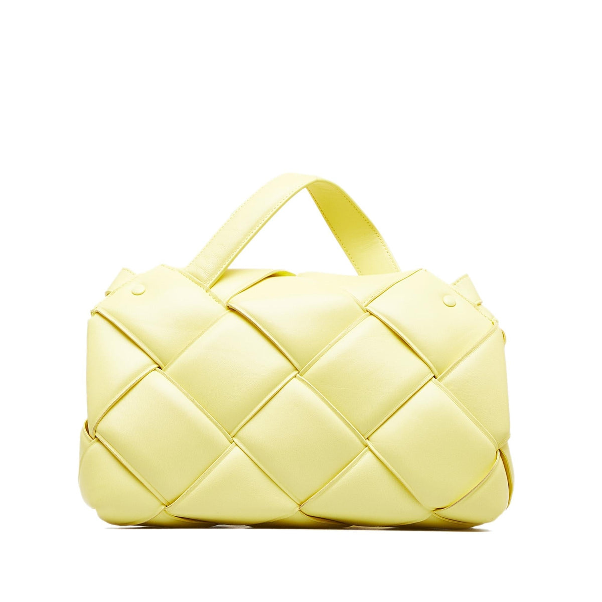 Luxury Bottega Veneta Maxi Intrecciato Padded Leather Satchel (SHG-pSPD5V)