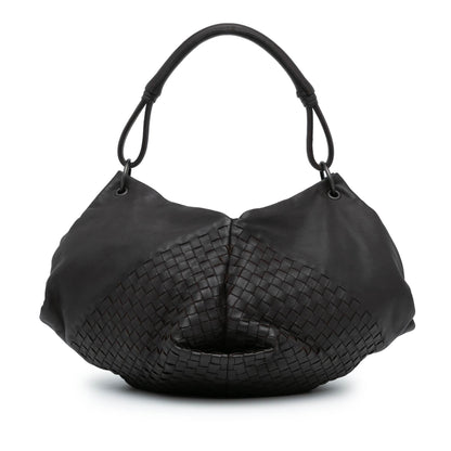 Luxury Bottega Veneta Nappa Intrecciato Aquilone Fortune Cookie Hobo (SHG-LD8FwP)