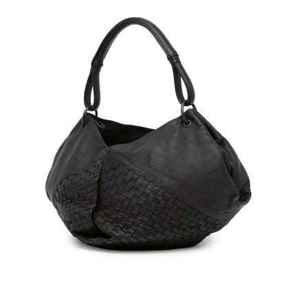 Luxury Bottega Veneta Nappa Intrecciato Aquilone Fortune Cookie Hobo (SHG-LD8FwP)