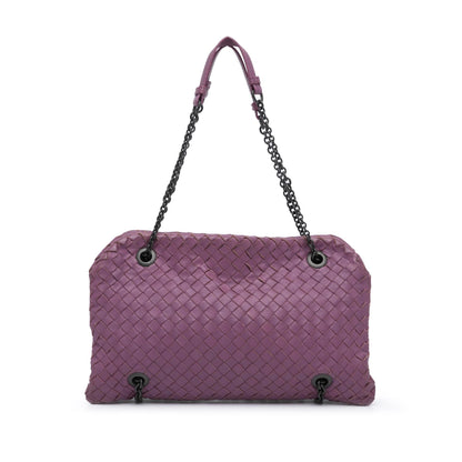 Luxury Bottega Veneta Nappa Intrecciato Duo Shoulder Bag (SHG-CVpEPG)