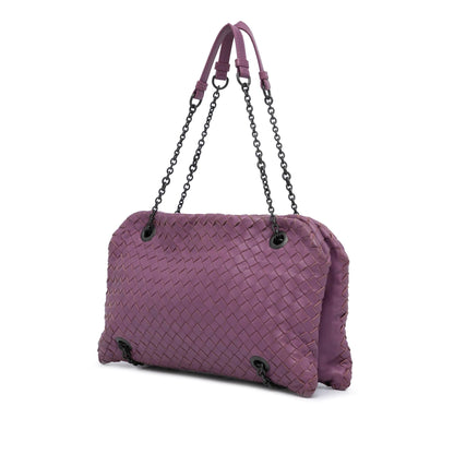 Luxury Bottega Veneta Nappa Intrecciato Duo Shoulder Bag (SHG-CVpEPG)