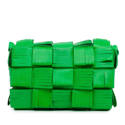 Luxury Bottega Veneta Nappa Intrecciato Fringed Cassette Crossbody (SHG-GROzlR)