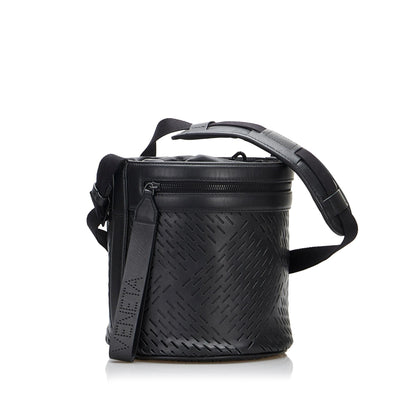 Luxury Bottega Veneta Perforated Leather Paper Bucket Bag (SHG-Vjn6CF)