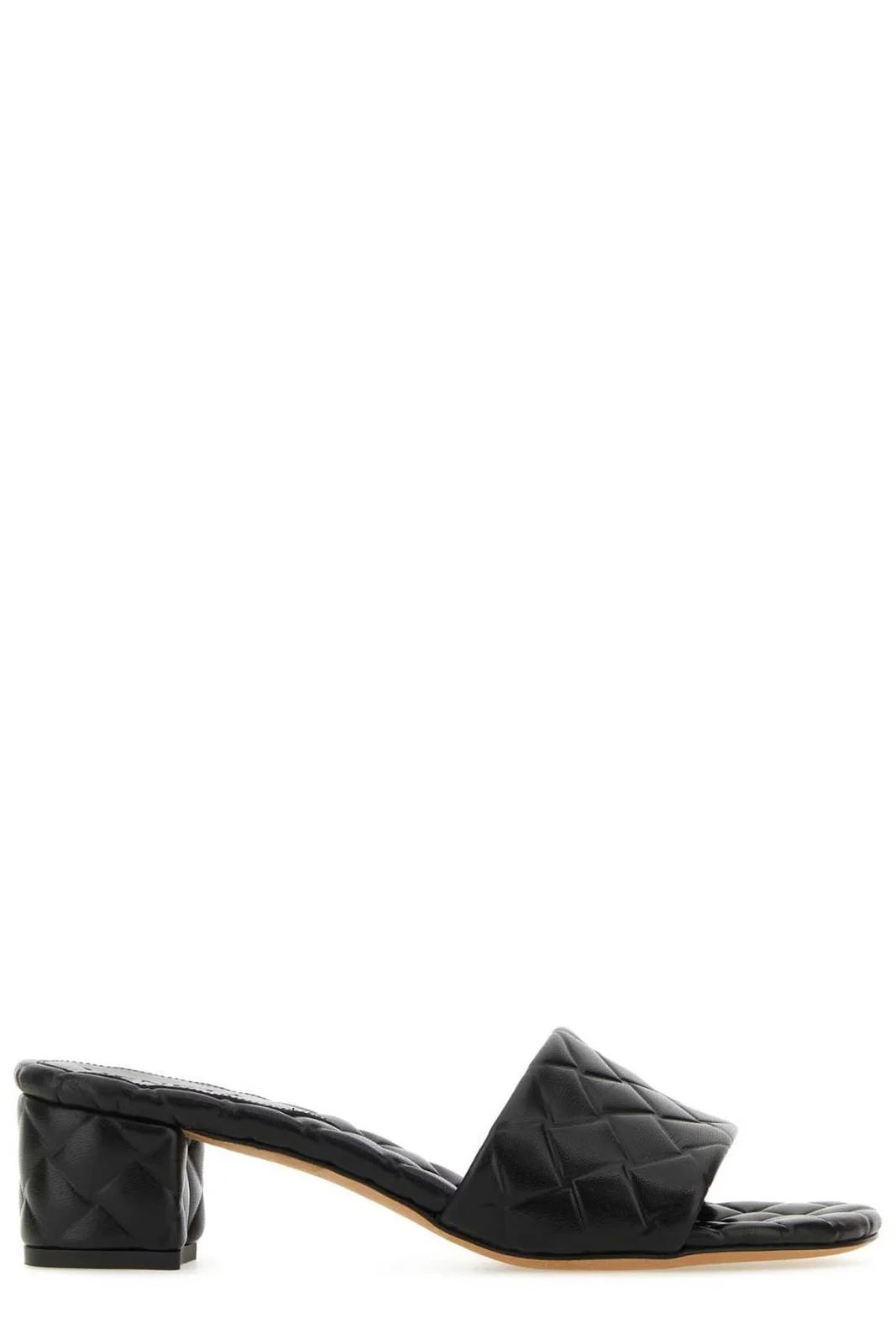 BOTTEGA VENETA QUILTED LAMBSKIN LEATHER AMY MULES