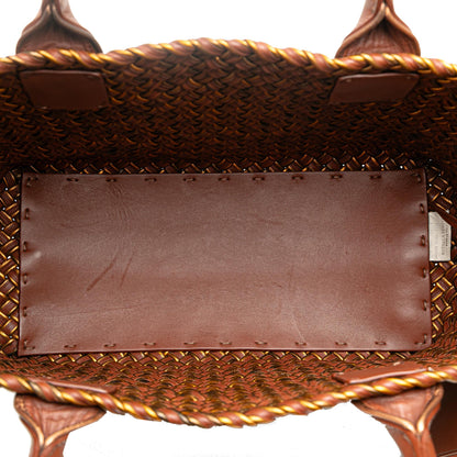 Luxury Bottega Veneta Small Lambskin Intreccio Cabat Tote (SHG-c8fLf8)