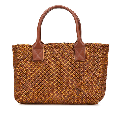 Luxury Bottega Veneta Small Lambskin Intreccio Cabat Tote (SHG-c8fLf8)