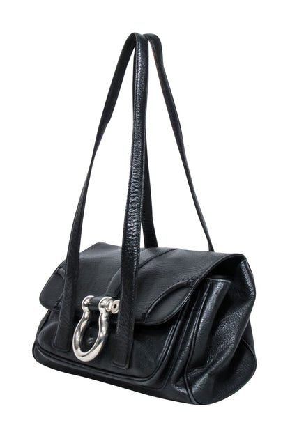 Burberry - Black Leather Shoulder Bags